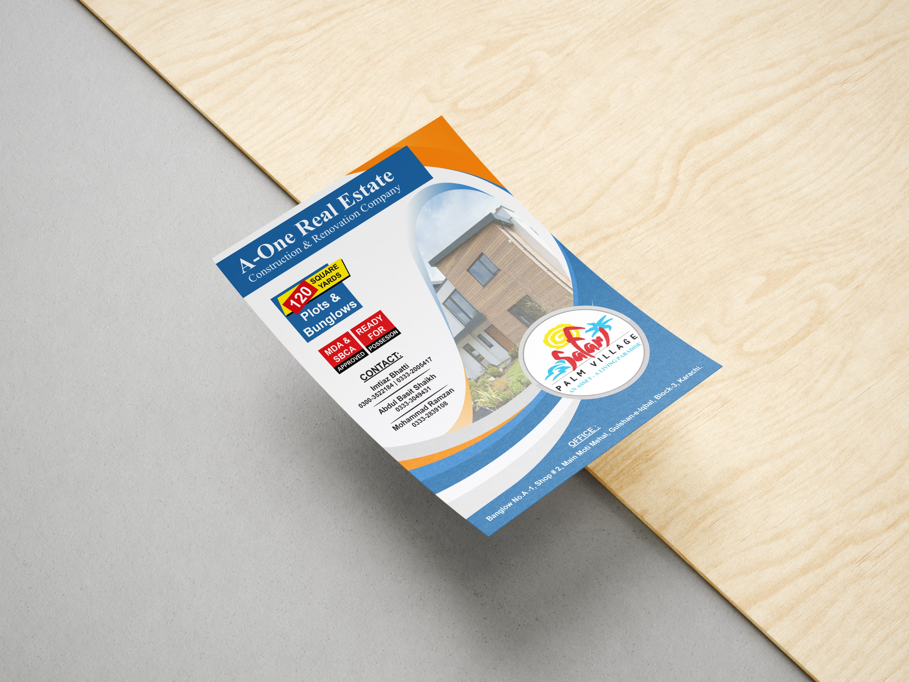 A5 flyer brochure design Edinburgh, UK 2026