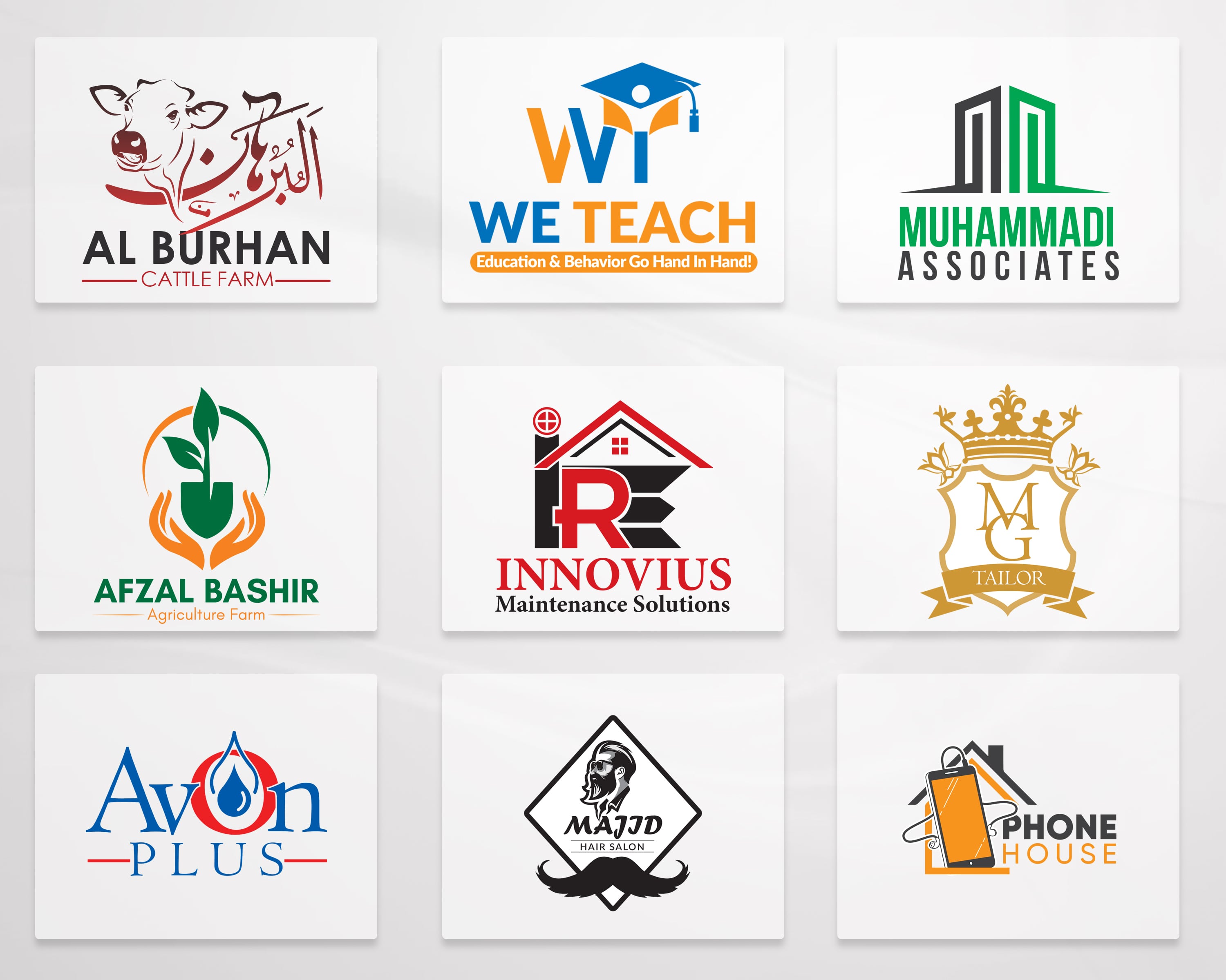 Modern logo design Edinburgh, UK creative branding example 2026