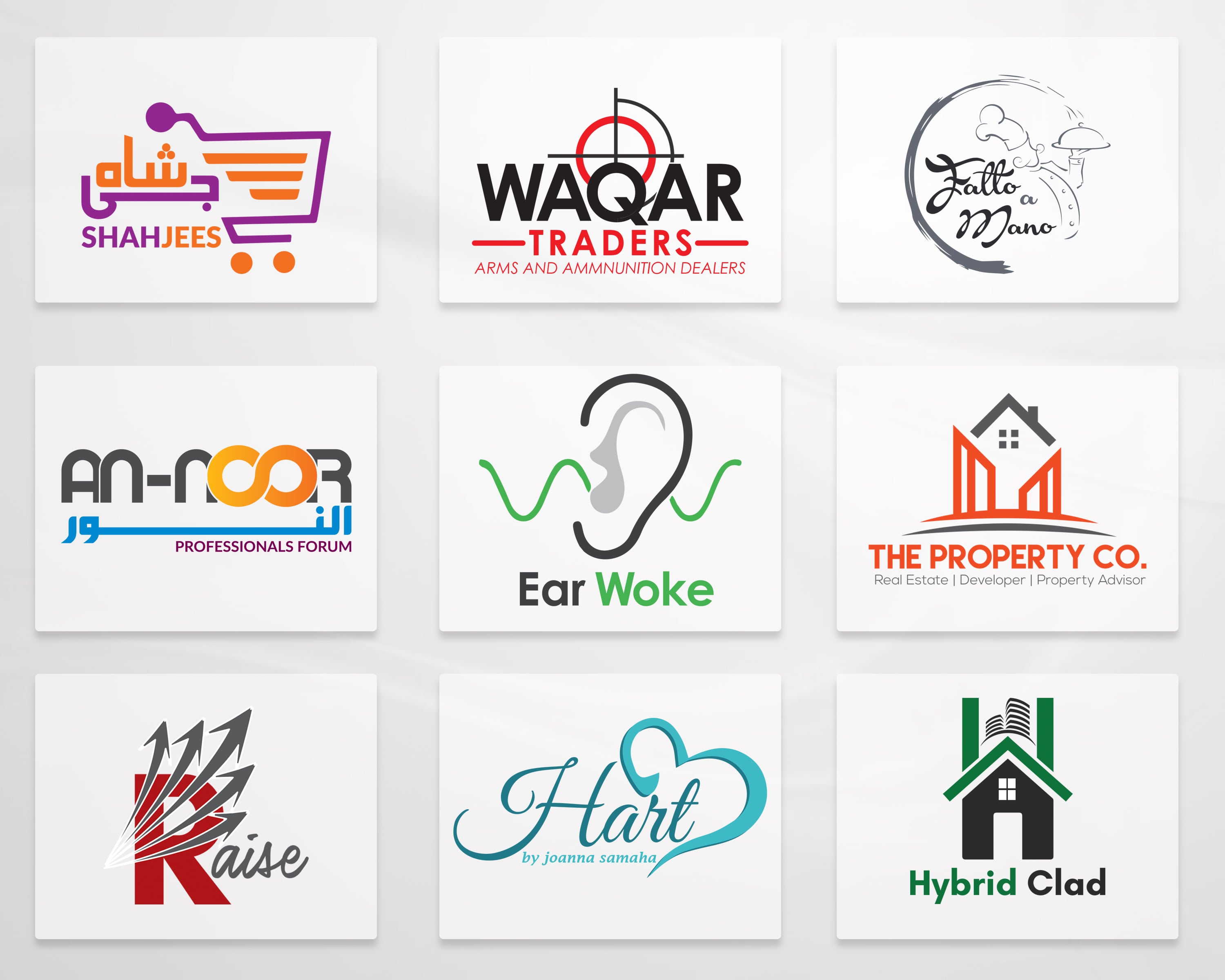 Creative logo design ideas Edinburgh, UK brand identity sample 2026