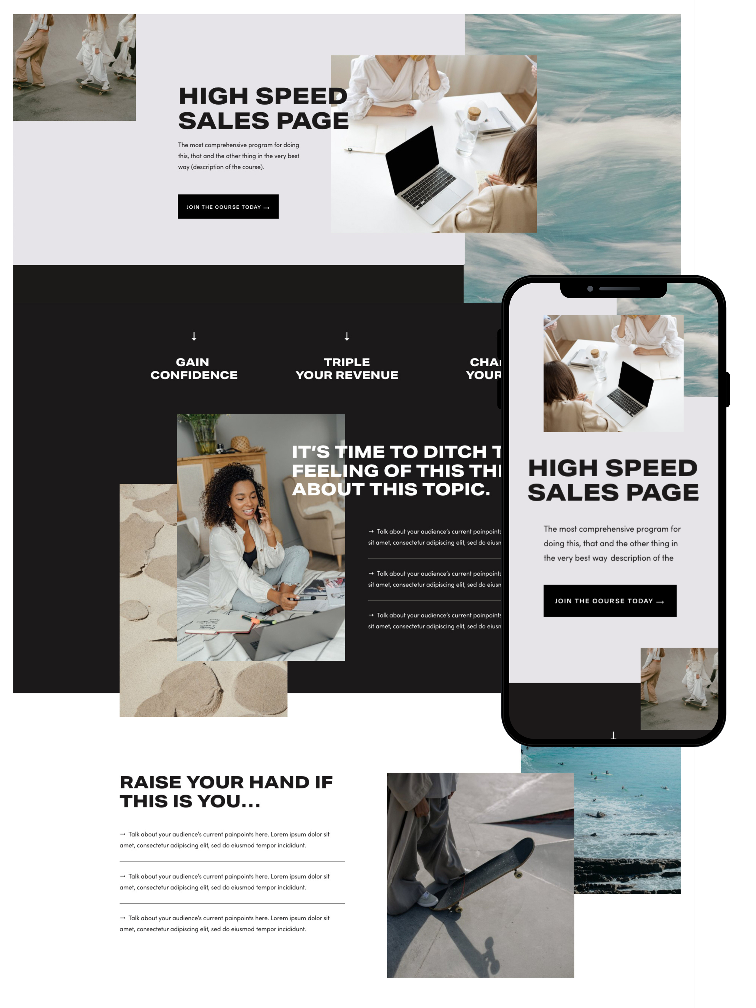 Sales Page Design | Elite Launch Design - Create in Edinburgh, UK for Higher Conversions