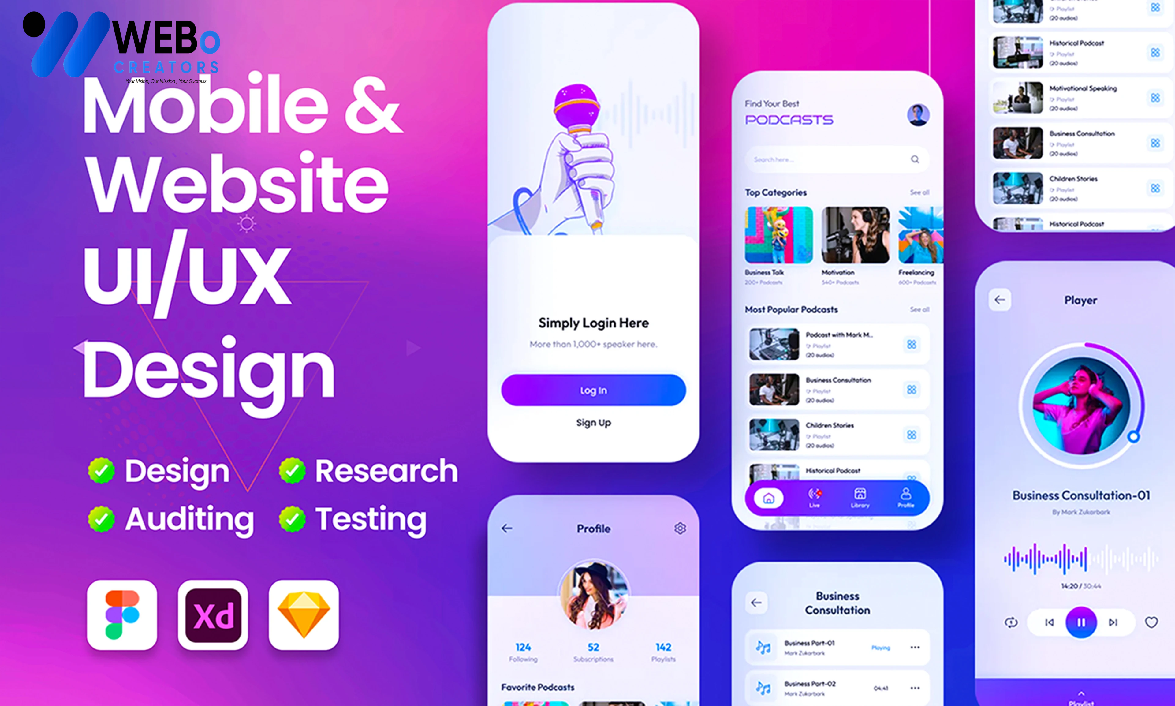 Flutter App UI/UX Design | Beautiful Flutter Interface Design in Edinburgh, UK